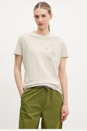 Napapijri T-shirt bawełniany S-Eclair damski kolor NP0A4IG1N901