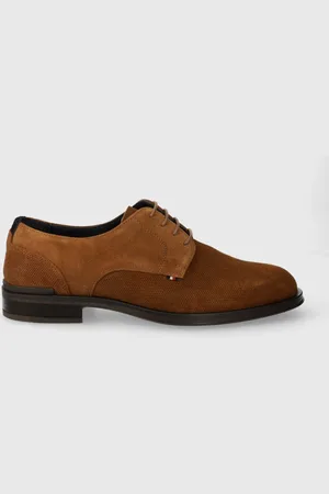 Tommy Hilfiger Półbuty zamszowe CORE TEXTURED SDE SHOE męskie kolor FM0FM04991