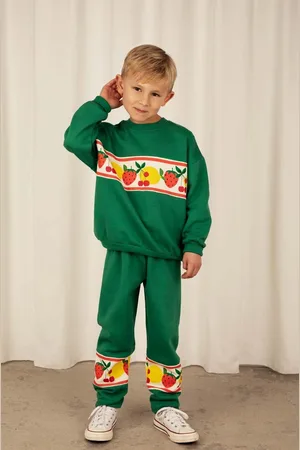 Mini Rodini Bluza bawełniana dziecięca kolor z nadrukiem