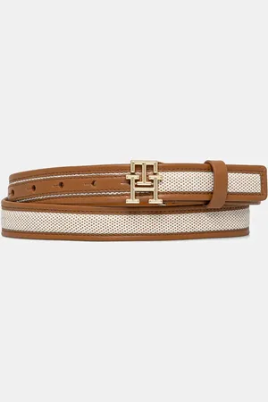 Tommy Hilfiger Pasek skórzany kolor AW0AW17249