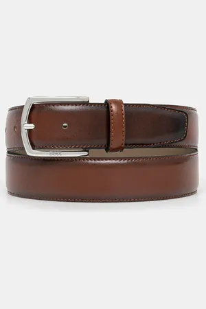 HUGO BOSS Pasek skórzany męski kolor 50529626