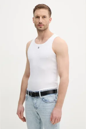Karl Lagerfeld Top bawełniany KL STUDIO kolor 552206.755004