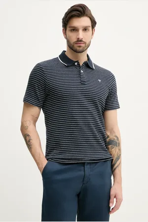Guess Polo bawełniane męski kolor wzorzysty M5GP06 KCSH1