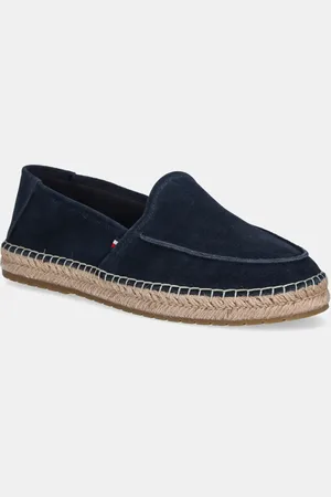 Tommy Hilfiger Espadryle zamszowe HILFIGER FLEX ESPA SUEDE LOAFER kolor FM0FM05392