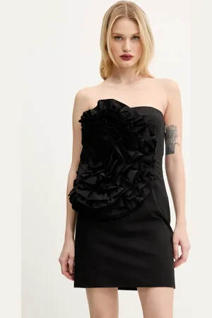 ROTATE Sukienka kolor mini dopasowana 113839100