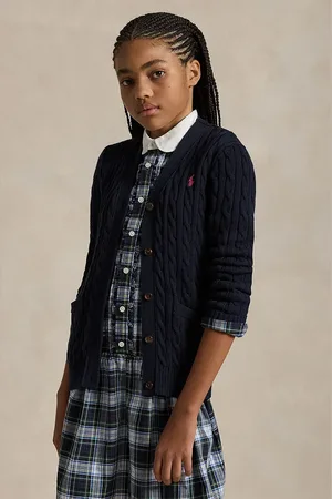 Ralph Lauren Kardigan bawełniany dziecięcy kolor lekki 313950765001