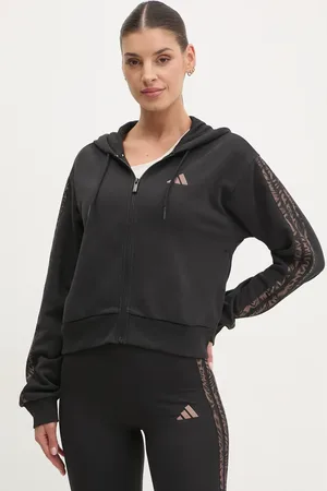 adidas Bluza Essentials Animal damska kolor z kapturem z aplikacją JM5893