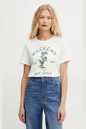 Max Mara T-shirt bawełniany damski kolor 2515971052600