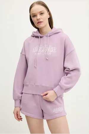Abercrombie & Fitch Bluza damska kolor z kapturem z aplikacją KI185-5022