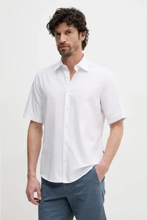 HUGO BOSS Koszula bawełniana męska kolor regular z kołnierzykiem klasycznym 50537332