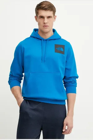The North Face Bluza Fine męska kolor z kapturem z nadrukiem NF0A89EUT4S1