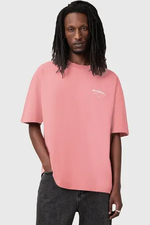 AllSaints T-shirt bawełniany UNDERGROUND męski kolor z nadrukiem M071PB