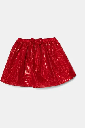 Benetton Spódnica kolor mini rozkloszowana 42R4G000X