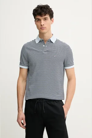 Tommy Hilfiger Polo męski kolor wzorzysty MW0MW17770