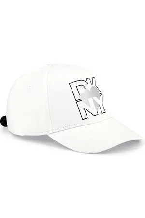 DKNY Czapka z daszkiem bawełniana dziecięca kolor z nadrukiem D62098