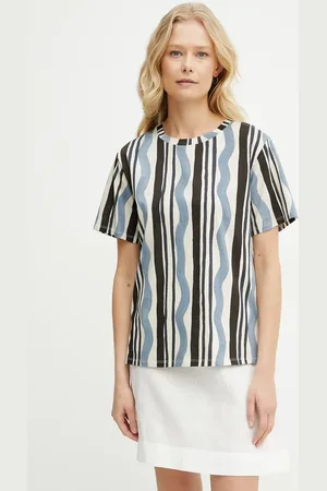 Max Mara T-shirt bawełniany damski kolor 2515971012600