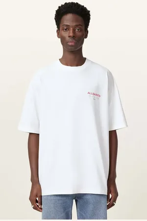AllSaints T-shirt bawełniany UNDERGROUND męski kolor z nadrukiem M071PB