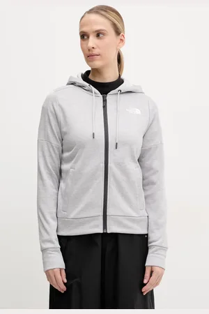 The North Face Bluza sportowa Reaxion kolor z kapturem melanżowa NF0A8CNRDYX1