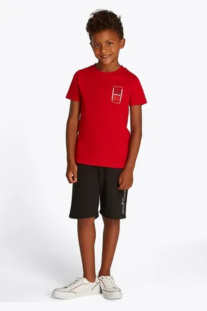 Tommy Hilfiger T-shirt bawełniany dziecięcy kolor z nadrukiem KB0KB09536