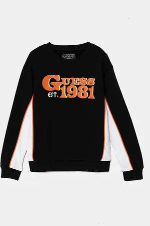 Guess Bluza bawełniana dziecięca kolor z aplikacją L4BQ02 KAX74