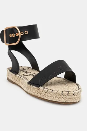 Pepe Jeans Sandały ARAMI BRAND damskie kolor PLS90681