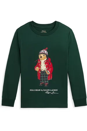 Ralph Lauren Bluza bawełniana dziecięca kolor z nadrukiem 322883620009