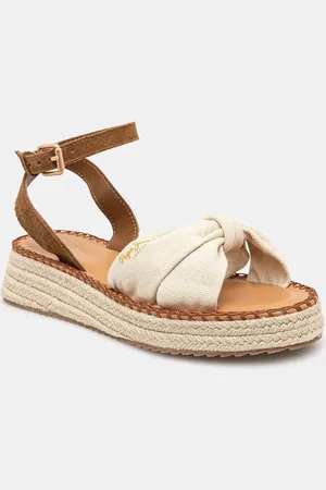Pepe Jeans Sandały KATE BASS damskie kolor na platformie PLS90690