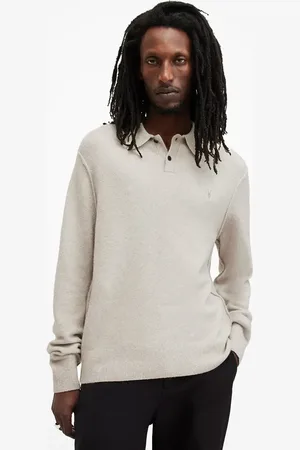AllSaints Sweter z domieszką wełny STATTEN męski kolor M038KA