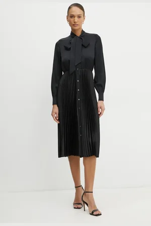 Karl Lagerfeld Sukienka kolor midi rozkloszowana A1W13020