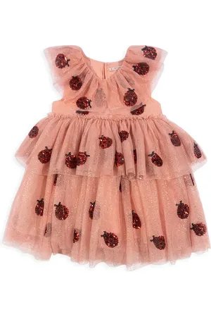 Konges Sløjd Sukienka YVONNE LADYBUG DRESS kolor mini rozkloszowana KS102219