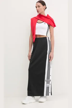 adidas Spódnica Adibreak Adicolor Maxi Skirt kolor maxi prosta JD0923