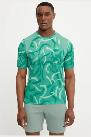 Asics T-shirt do biegania Road kolor wzorzysty 2011D095