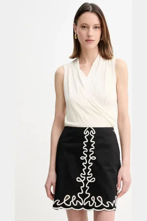 HUGO BOSS Top damska kolor gładka 50537768