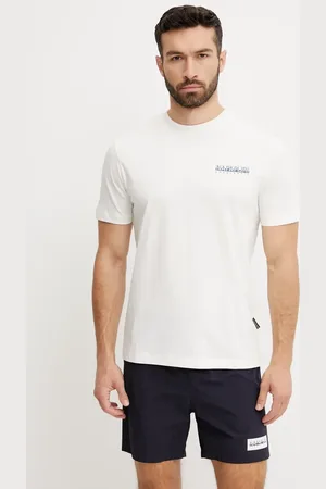 Napapijri T-shirt bawełniany S-Sovana męski kolor z nadrukiem NP0A4IE42061