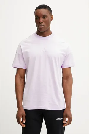 adidas T-shirt bawełniany ALL SZN męski kolor z aplikacją JI6400