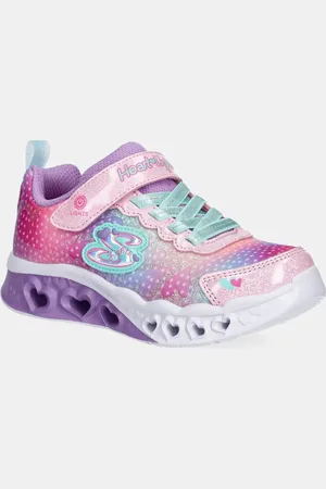 Skechers Sneakersy dziecięce FLUTTER HEART LIGHTS kolor 302315L