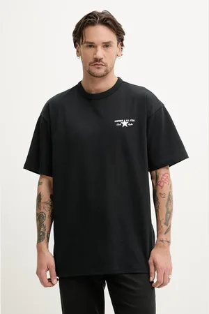 Converse T-shirt bawełniany męski kolor z nadrukiem 10027997-A01