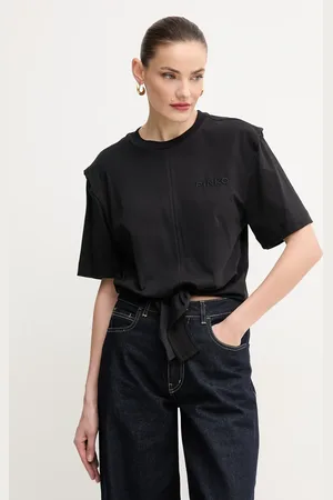 Pinko T-shirt bawełniany damski kolor 105015 A2ID