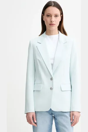 Guess Marynarka ANDREE kolor jednorzędowa gładka W5GN59 WH9Y2