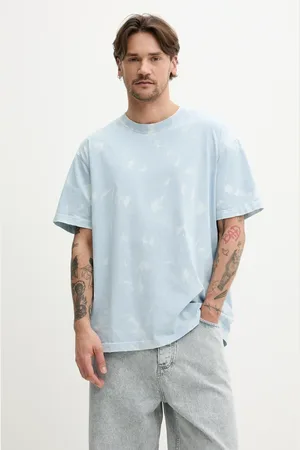 Hugo Blue T-shirt bawełniany męski kolor wzorzysty 50542477