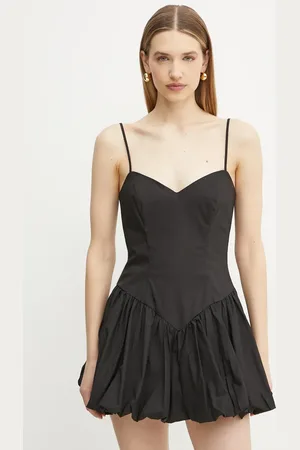 Bardot Sukienka bawełniana kolor mini rozkloszowana 59794DB