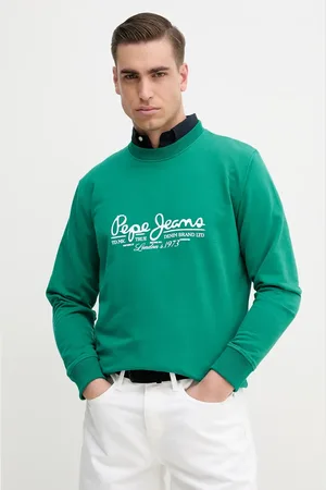 Pepe Jeans Bluza bawełniana DUMAS CREW męska kolor z nadrukiem PM582832