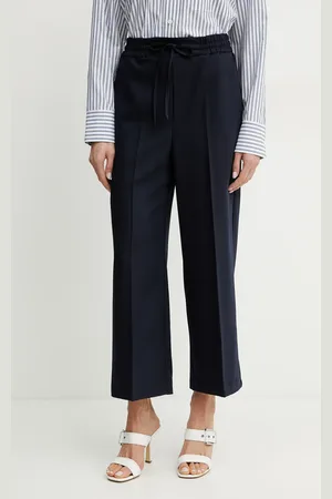 MARELLA Spodnie Emme by damskie kolor szerokie high waist 2515131131200