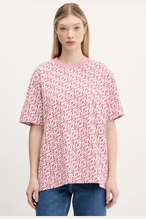Karl Lagerfeld T-shirt bawełniany damski kolor A2W17029