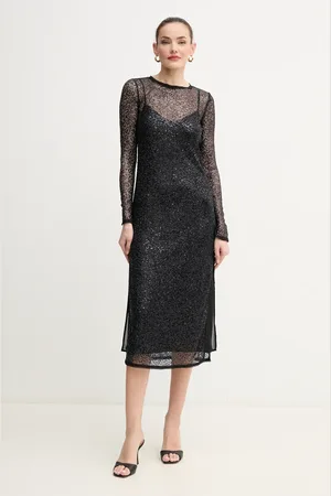 Pinko Sukienka kolor maxi prosta 104709 A2EX