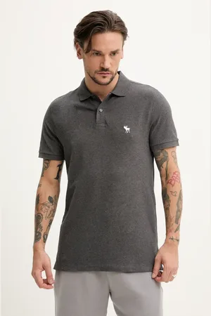 Abercrombie & Fitch Polo męski kolor gładki KI124-5182