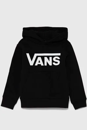 Vans Bluza dziecięca Classic Kids PO kolor z kapturem z nadrukiem VN000JYEBLK1