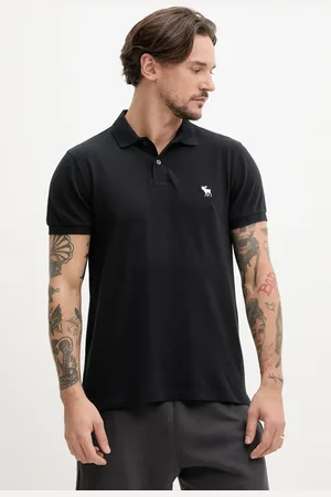 Abercrombie & Fitch Polo męski kolor gładki KI124-5182