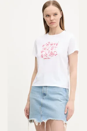 Abercrombie & Fitch T-shirt bawełniany damski kolor KI157-5109
