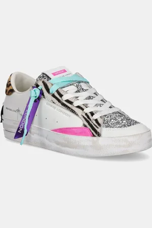 Crime london Sneakersy skórzane SK8 DELUXE damskie kolor 20105PP7